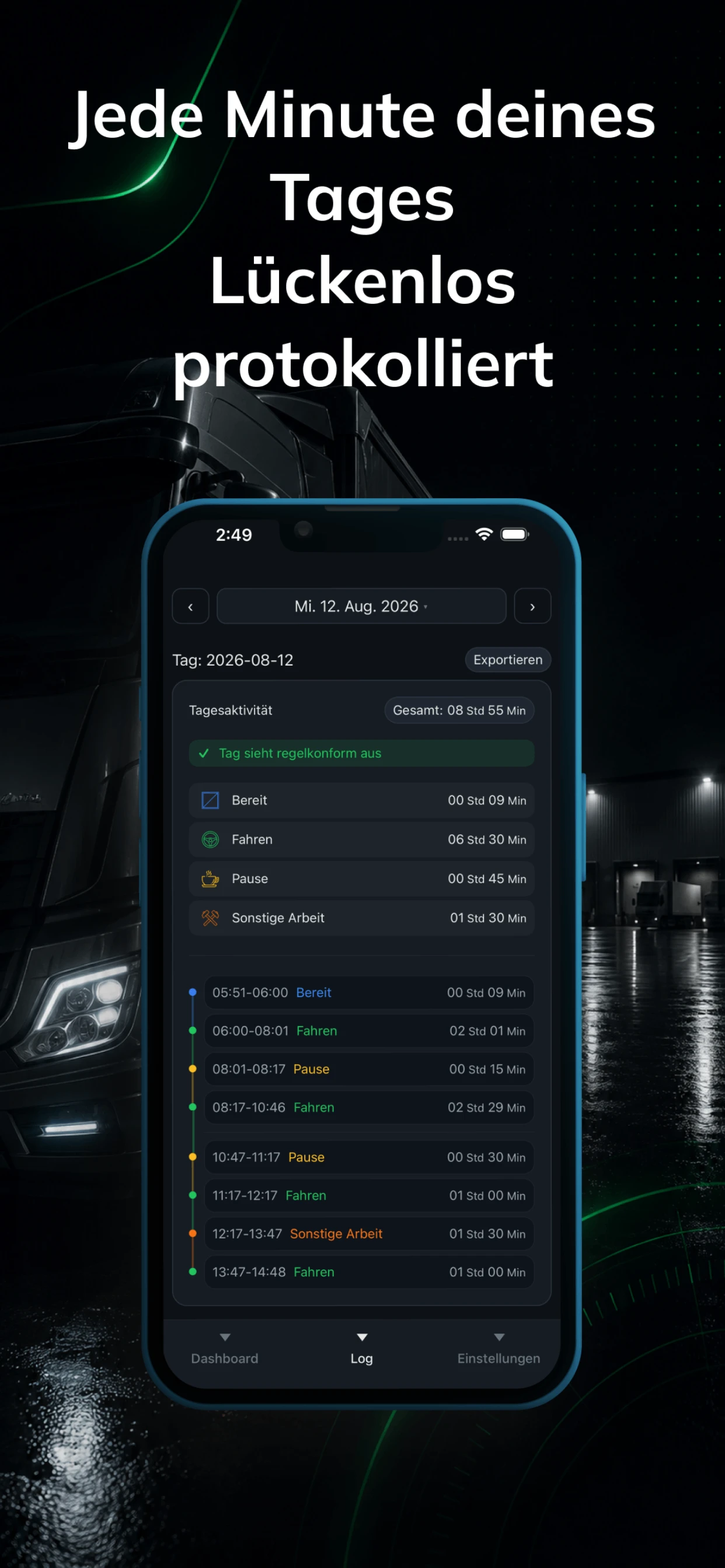 TachoPro Screenshot 4